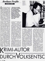 Artikel - Berliner Profile - Michael Koser
